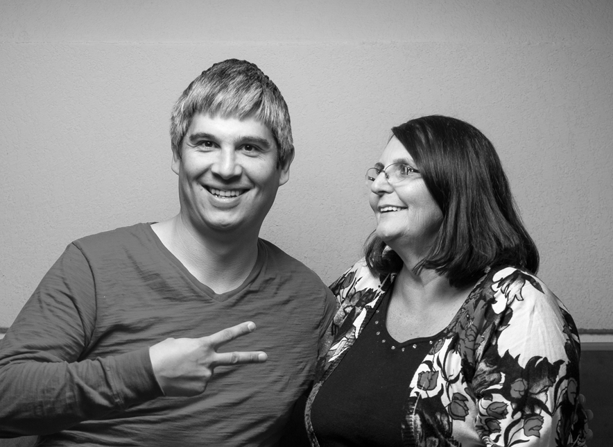 Our Organic Deodorant Story. Picture of the founders of our organic deodorant that actually works company. We are a mom and son team. The picture is of both Debbie and Nathan.